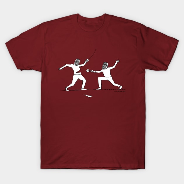 Pizza Fencing T-Shirt by Joedator